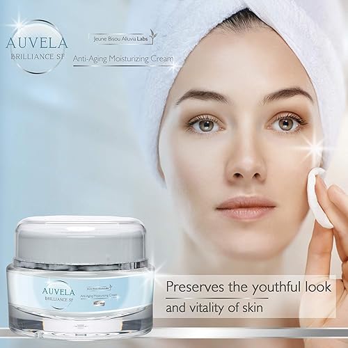 Miniatura 5 de Auvela Creme Auvela Brilliance SF - Crema antiedad y antiarrugas antiedad - Hidrata y protege tu piel de la aparición envejecida y arrugada - Jeaune