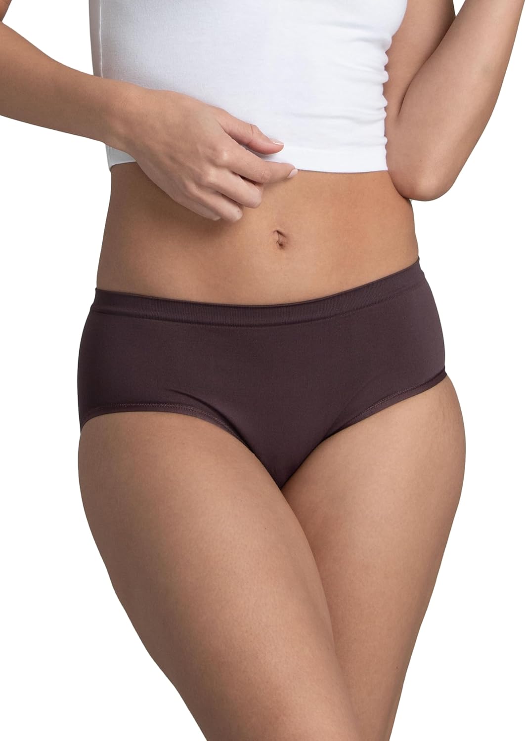 Fruit of the Loom Women's No Show Seamless Underwear, Amazing Stretch & No Panty Lines, Available in Plus Size - Image 2