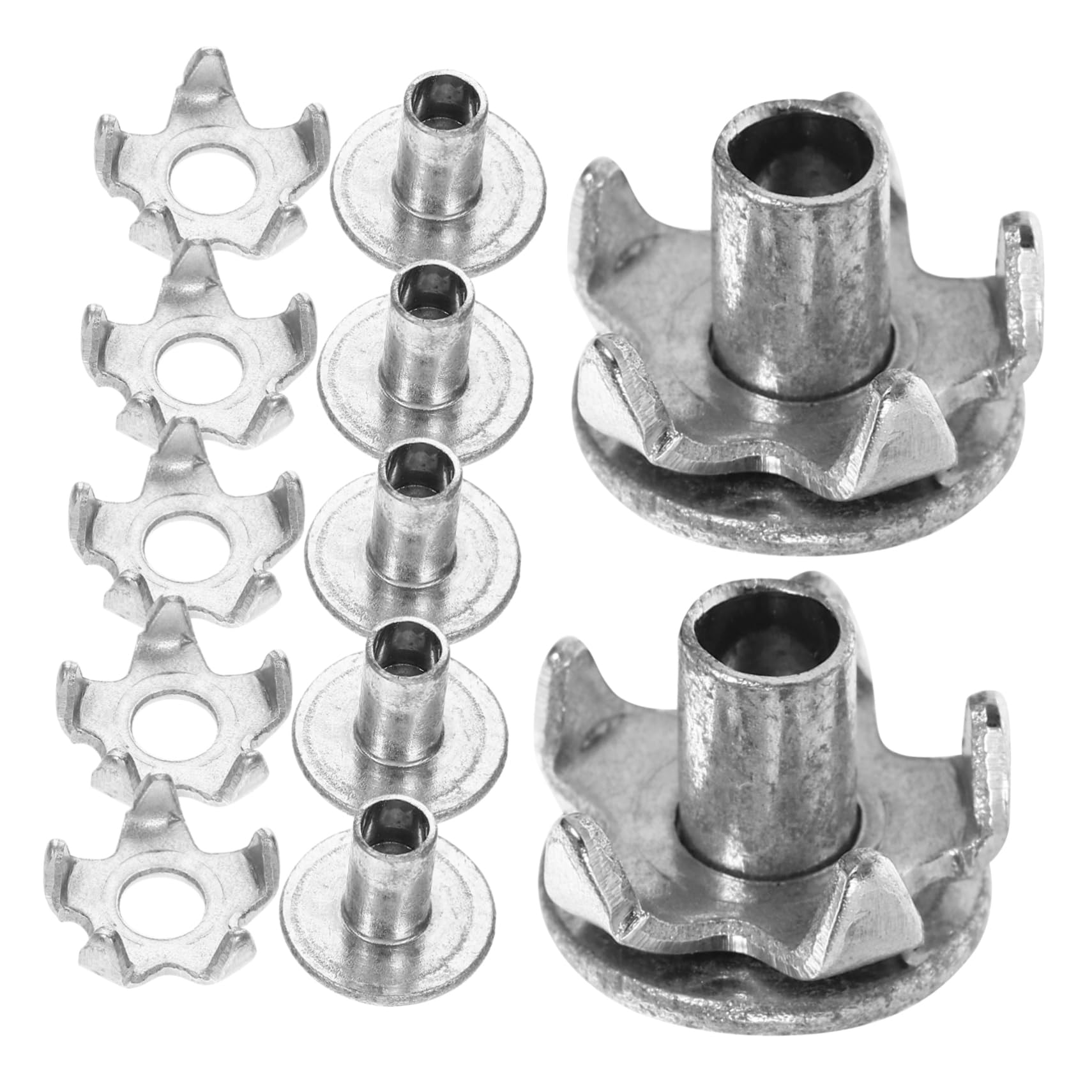 Pinchos Antideslizantes para Zapatos 5 Dientes De Acero, Tacos Metálicos Resistentes, 15 Piezas, Unisex, Ideales para Senderismo y Nieve, Puntas para Crampones, Accesorio Antideslizante