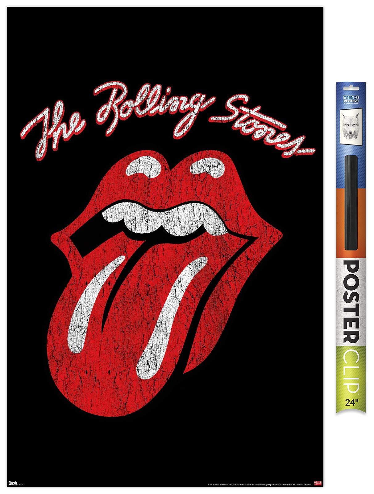 the rolling stones ポスター Amazon.com: Trends International Rolling Stones - Classic Logo