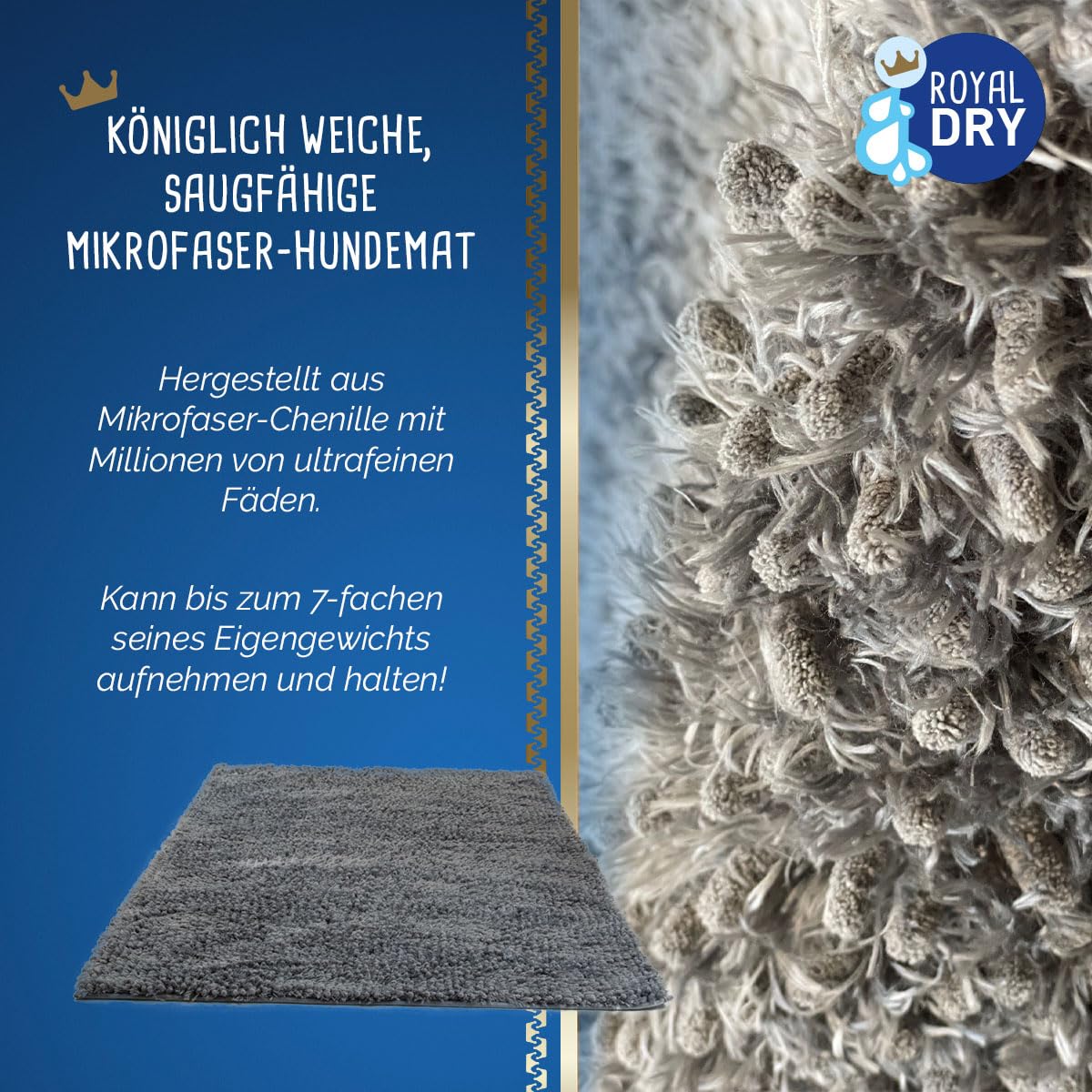 Zubehör für Bad und Dusche Royal Seco Spillmat