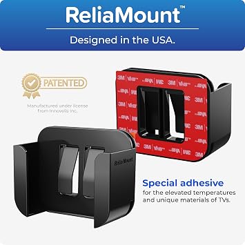 ReliaMount Universal Mount for Apple TV - Compatible with Every Apple TV