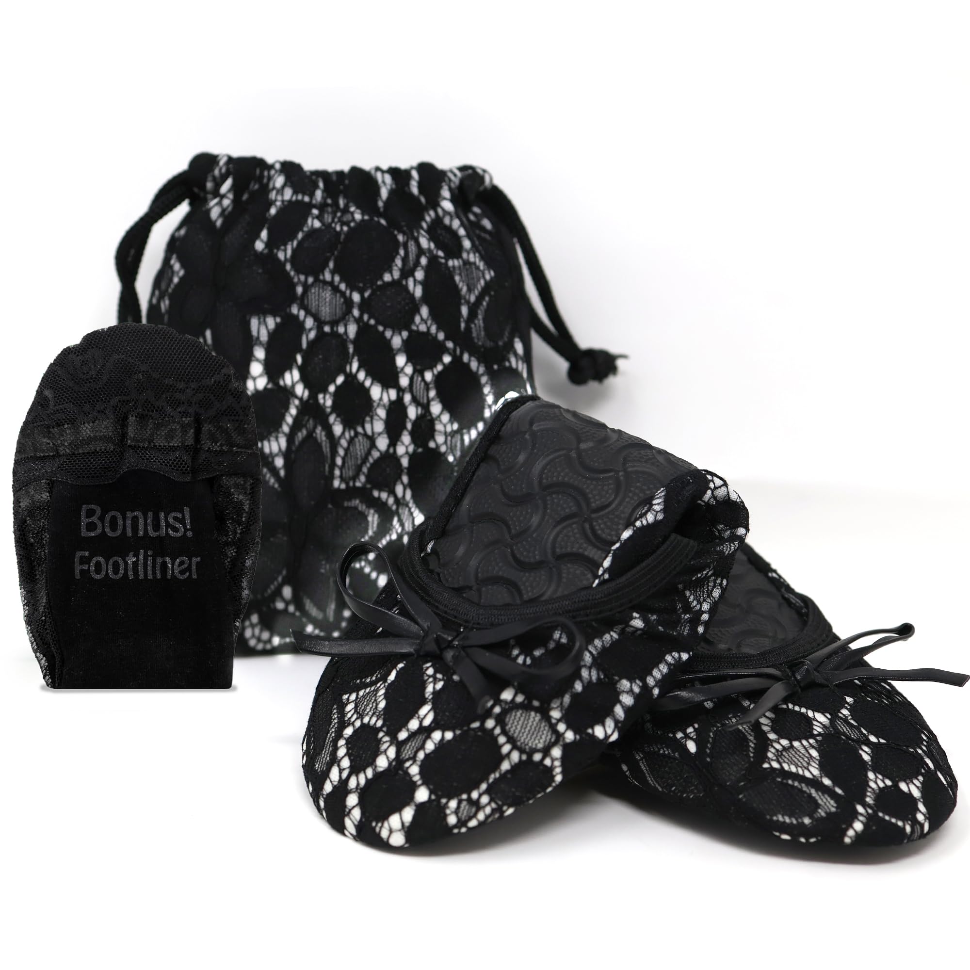 Foldable Flats for Women, Portable Ballet Shoes for Wedding &amp;Travel Comfort