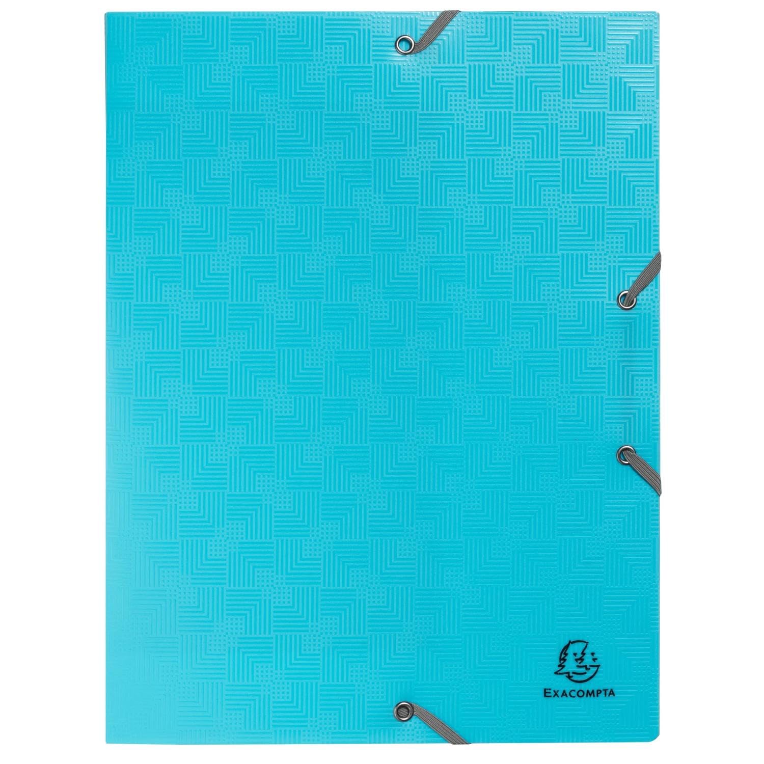 Exacompta 8 scatole archivio PP Pop'N Co con elastici A4 dorso 4 cm