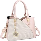 Triple Compartments Purses and Handbags for Women Fashion Ladies Satchel Shoulder Top Handle Bag