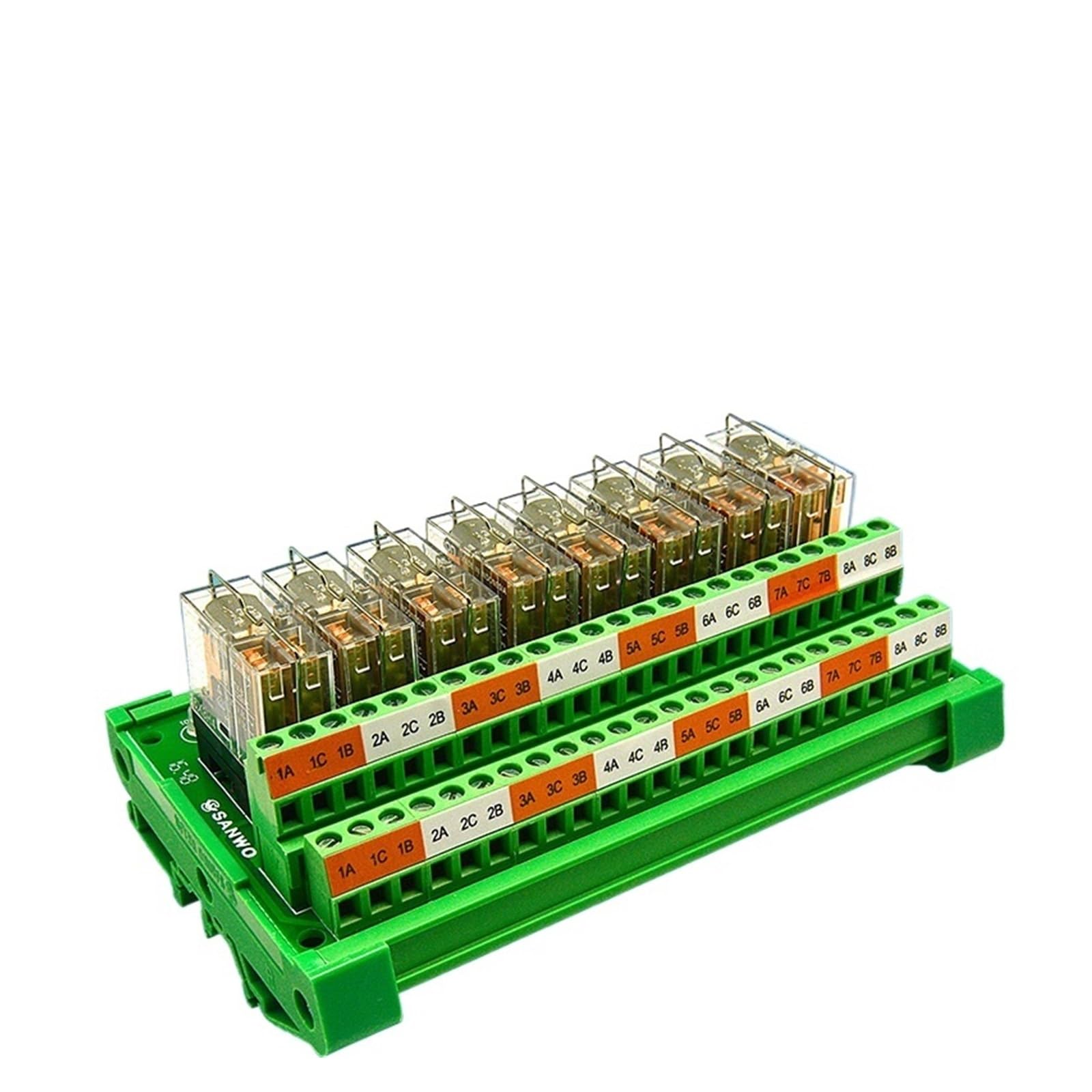 Módulo De Relé De 8 Vías 12V/24V, Dos Abiertos Y Dos Cerrados(DC12V)