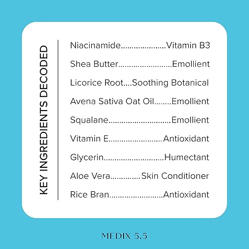 Miniatura 123 de Medix 5.5- Crema facial c/vitamina C + Crema corporal enriquecida c/cúrcuma/vitamina E/jengibre p/rescate piel seca. Humectante, reafirmante e 1