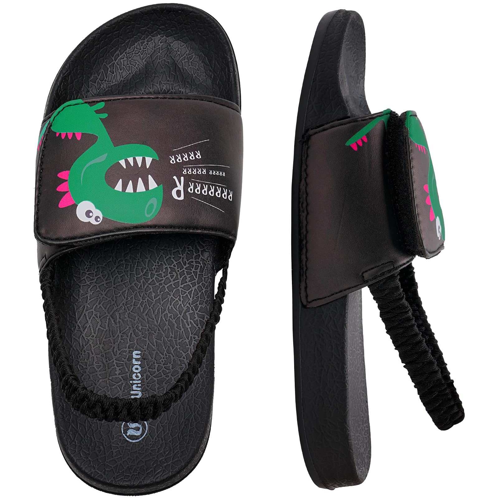 IceUnicorn Kids Girls Slide Sandals Toddler Slippers Boys Non-slip Summer Casual Beach Water Shoes for Indoor & Outdoor