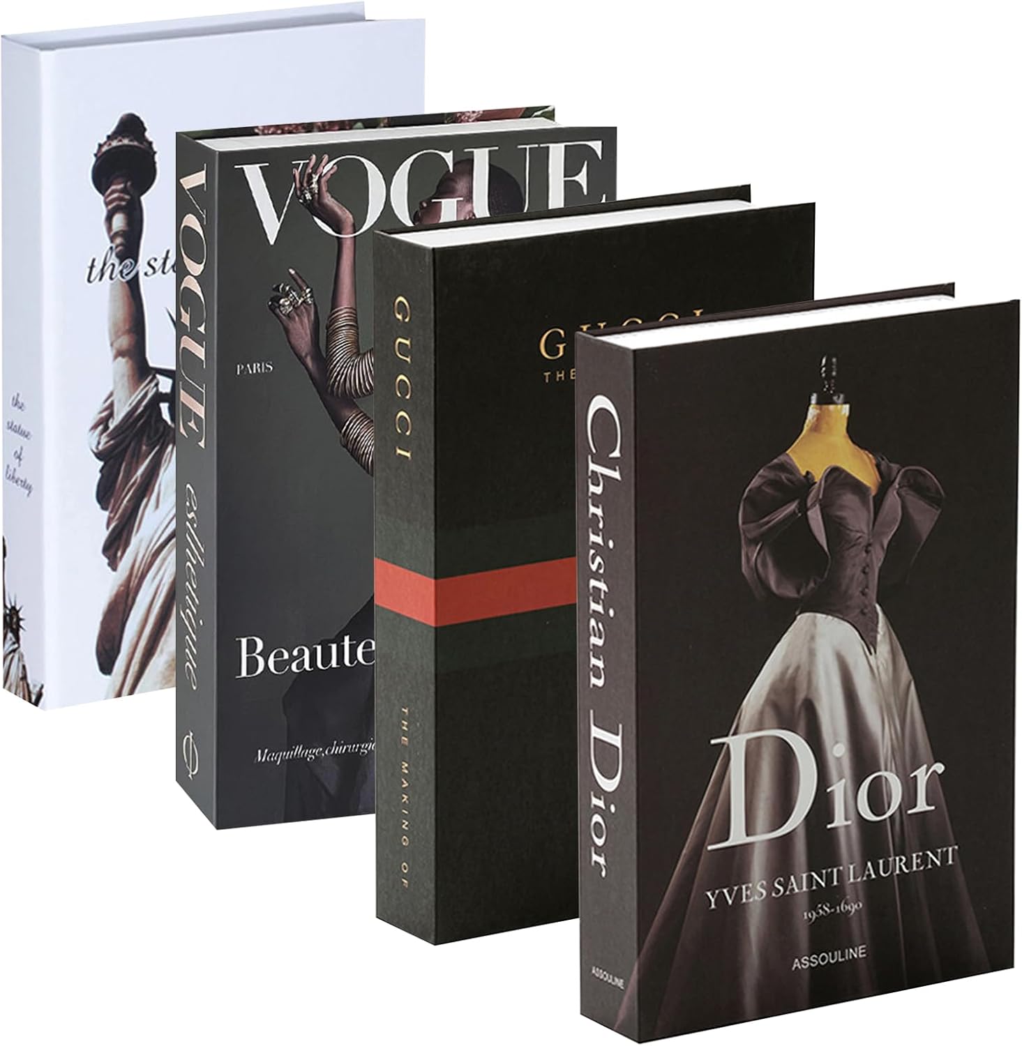 4 Pezzi Libri Decorativi Per L’arredamento Della Casa, 26.7×17.5×4.2cm,Libri da Esposizione per La Decorazione,Libri Decorativi Moderni con Copertina Rigida,per Home Office di Arredamento, (Style B) 4 Pezzi Libri Decorativi Per L’arredamento Della Casa, 26.7×17.5×4.2cm,Libri da Esposizione per La Decorazione,Libri Decorativi Moderni con Copertina Rigida,per Home Office di Arredamento, (Style B)