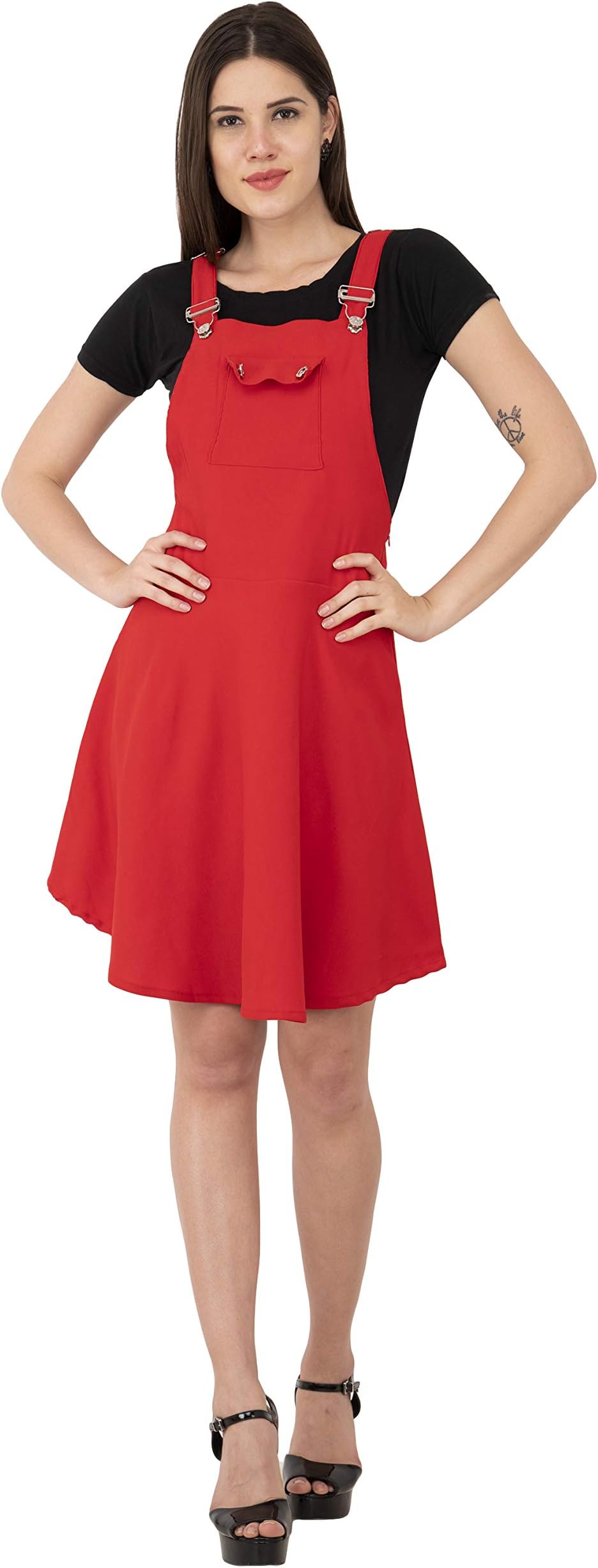 AAKRITHI Women's Mini Dungaree