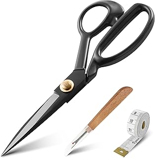 Fabric Scissors, Heavy Duty 20cm Sewing Scissors for Leather Tailor,Tailoring Shears for Home Office Craft