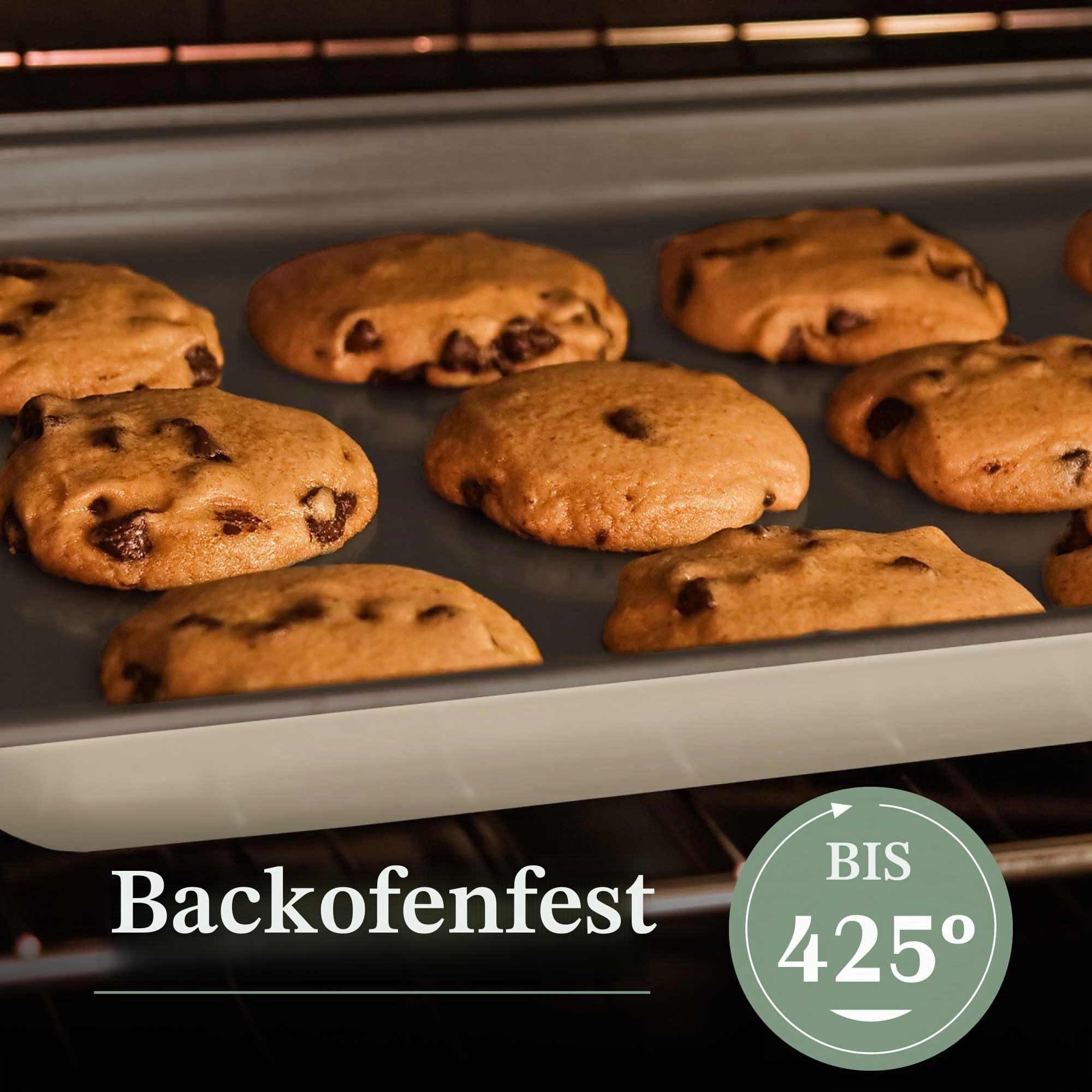 Goodful All-in-One Antihaft-Backformen-Set, stapelbares und platzsparendes Design, bestehend aus runden und quadratischen Pfannen, Muffinformen, Backblech und Bräter, spülmaschinenfest, 8-teilig,