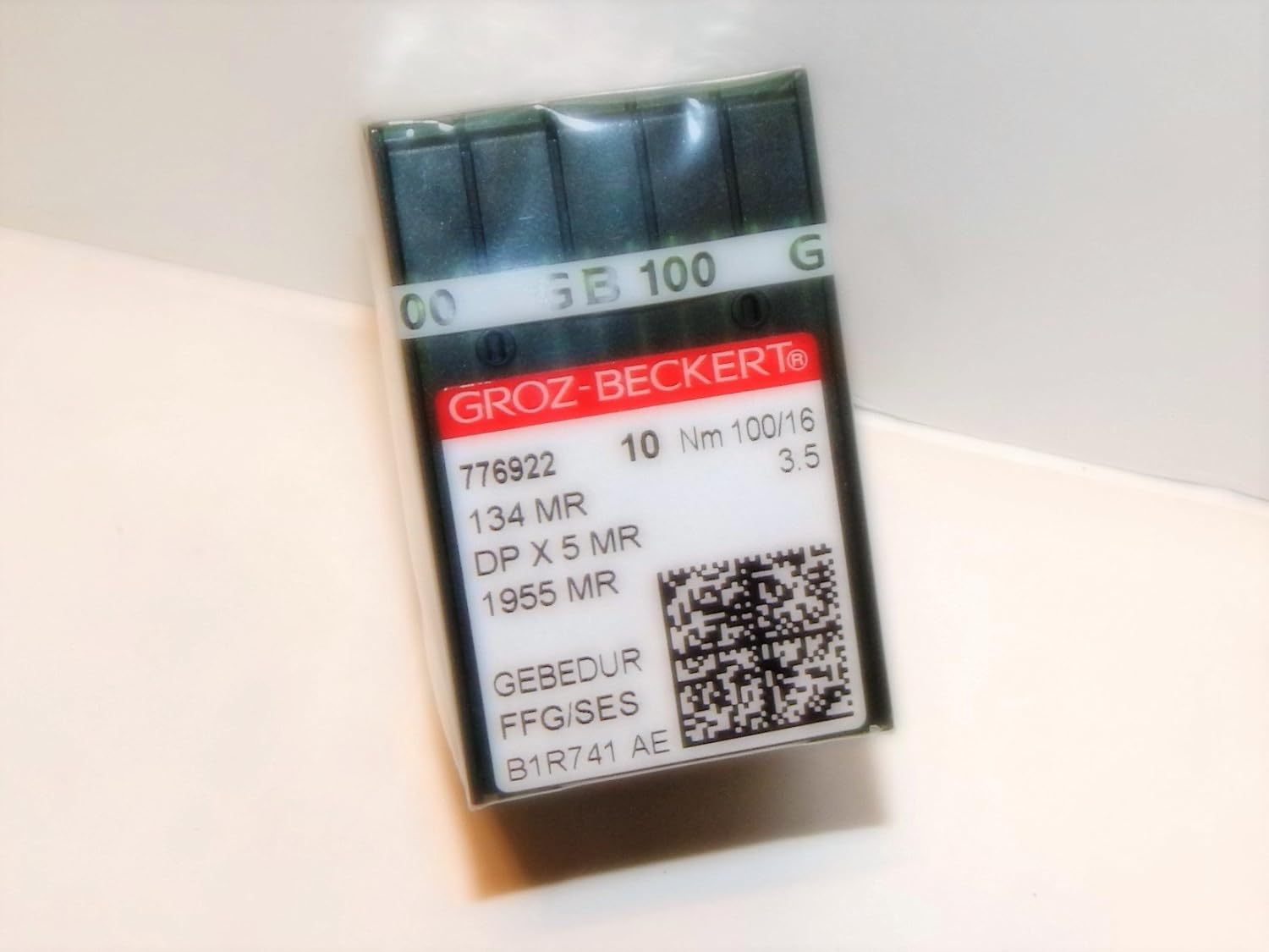 100 GROZ-BECKERT GEBEDUR 134 MR / 135X5 MR Titanium Quilting Machine Needles (MR4.5 (120/20))
