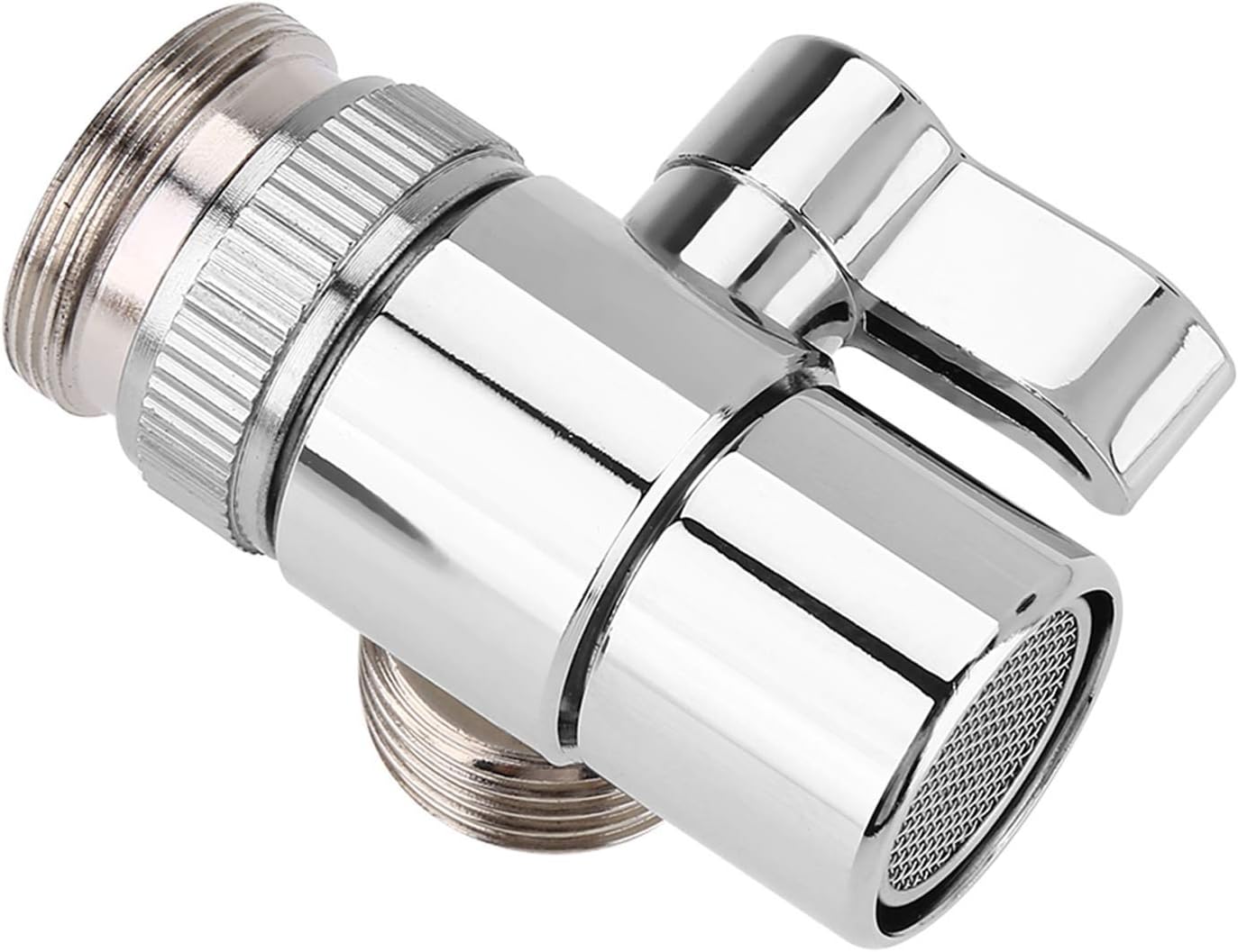 Fdit Faucet Diverter Basin Sink Water Tap Switch Valve Brass Shower Head Shut-Off Valve for Bathroom Kitchen Washing Basin