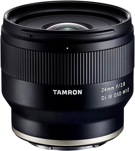 Tamron 24mm f/2.8 Di III OSD Wide-Angle Prime Lens for Sony E-Mount, (TM24F28S) (Black)