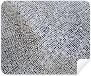 Fabric Flax Gray Cleaning Cloth Screen Cleaner 2pcs Suede Fabric