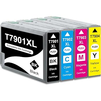 T79XL 79XL Ink Cartridge for WF-4630DWF WF-4640DTWF WF-5110DW WF-5190DW WF-5620DWF WF-5690DWF WF-5190DW WF-5690DWF Black Cyan Magenta Yellow