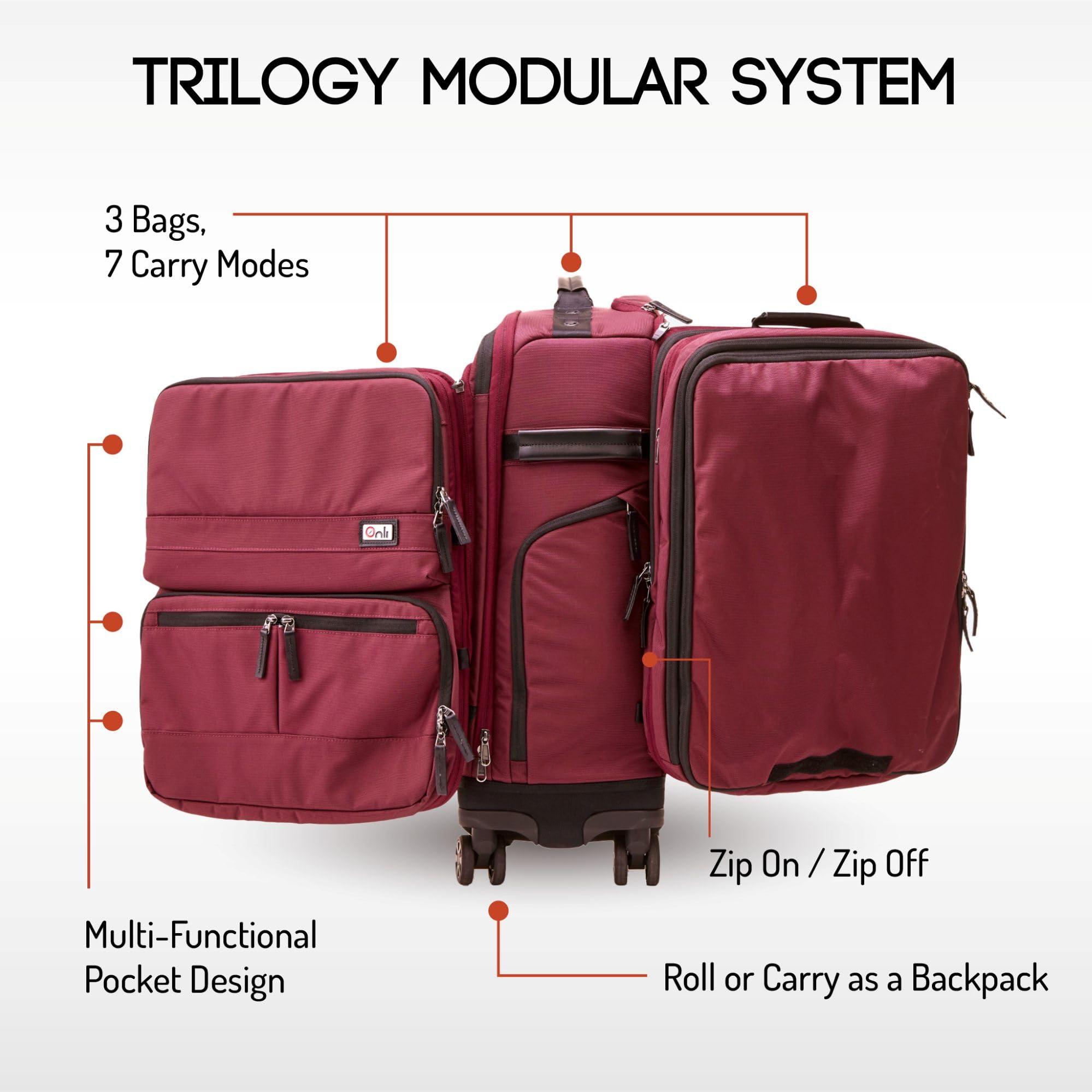 System modułowy trylogii, Czerwony, System modułowy trylogii