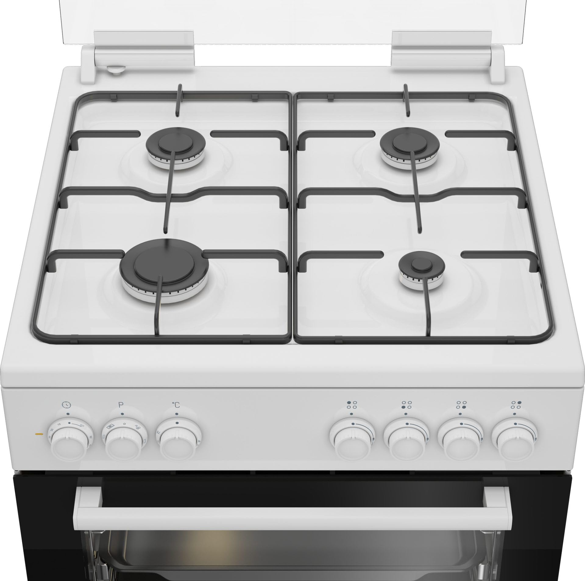 FBE62011WC - Cucina a gas con forno elettrico, 60x60 cm, Classe energetica A