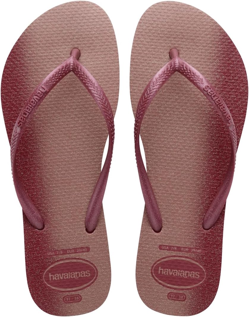 Havaianas womens Slim Gloss Sandal Amaranth