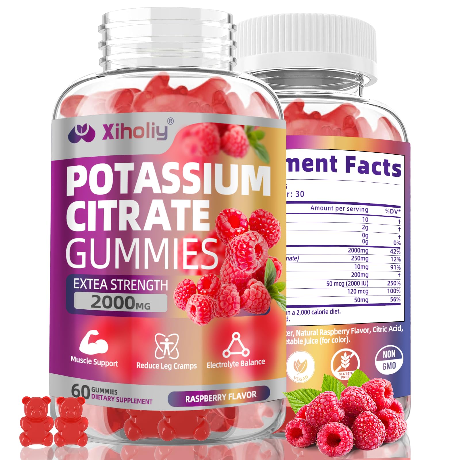Potassium Citrate Gummies 2000mg