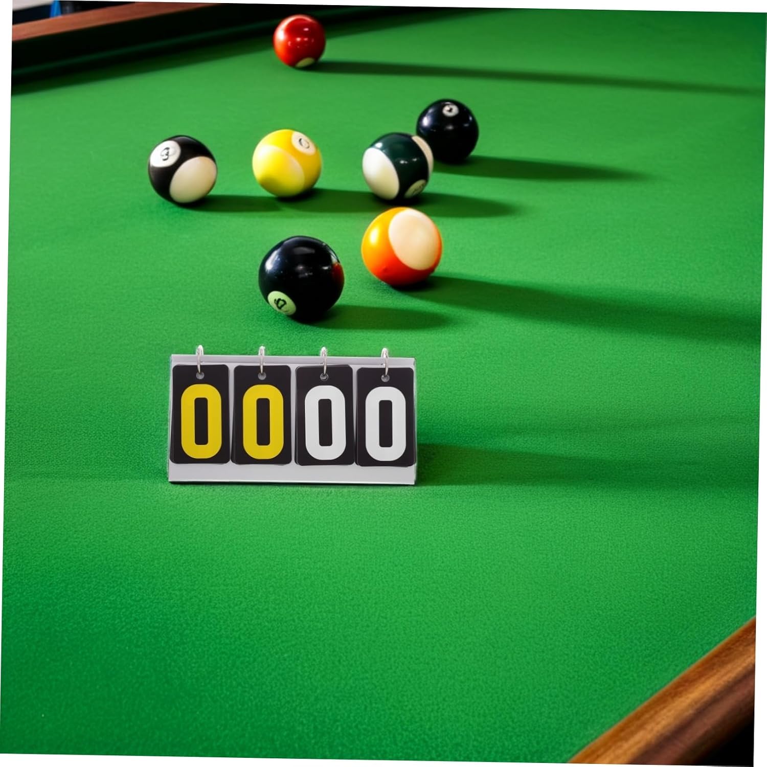 Hemoton Portable Sports Scoreboard Tabletop Flipper for Game Night Softball Tennis