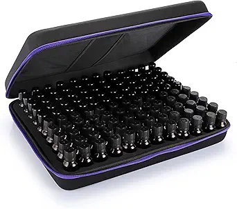 Hipiwe 120 Bottle EVA Essential Oil Storage Carrying Case