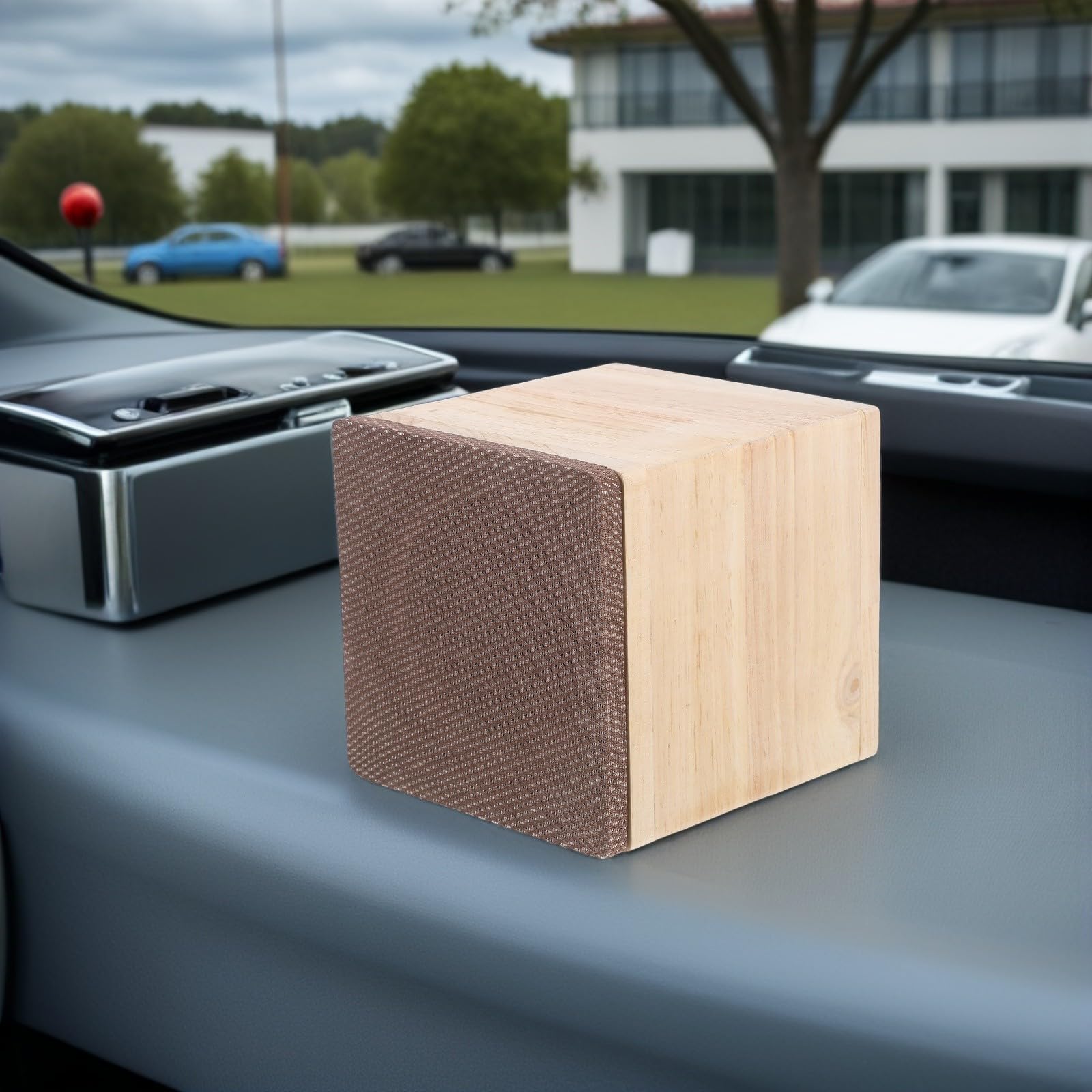 BESTonZON LKW Lautsprecherbox für 4 Zoll Lautsprecher mit Eleganter Oberfläche und Vibrationsminimierendem Design für Lange Straßenfahrten und Täglichen Gebrauch