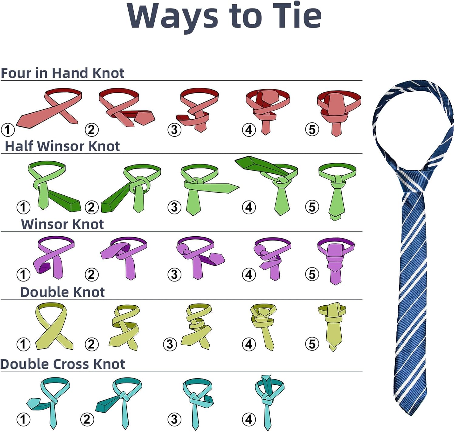 Halloween Wizard Cosplay Tie, Classical Tie with Glasses Costume Set for Themed Party Role Play - Image 6