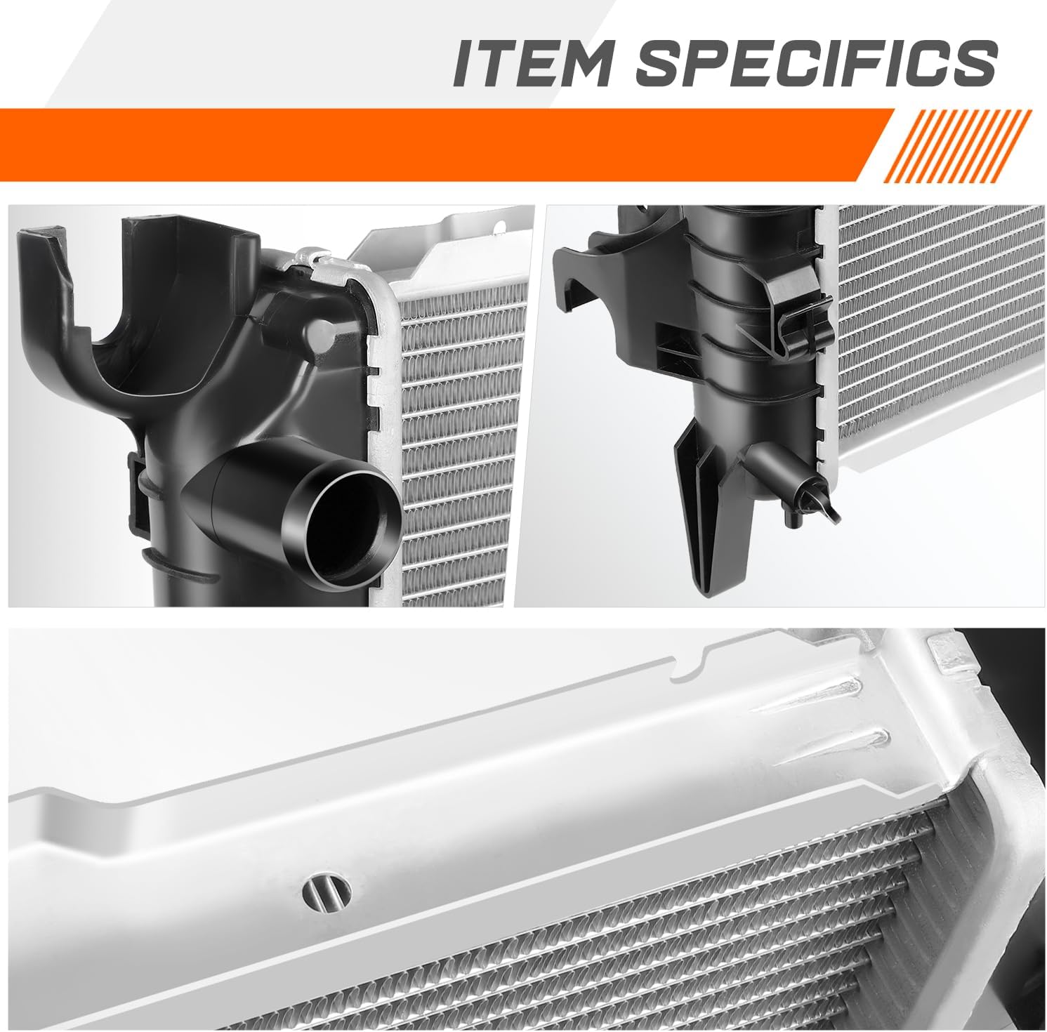 DPI-2480 Full Aluminum Core Radiator Compatible with Dodge Ram 1500/2500 3.7L-5.9L 02-08