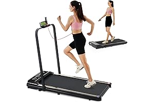 Folding Treadmill for Home, 2.25HP Foldable Under Desk Walking Pad Treadmill
