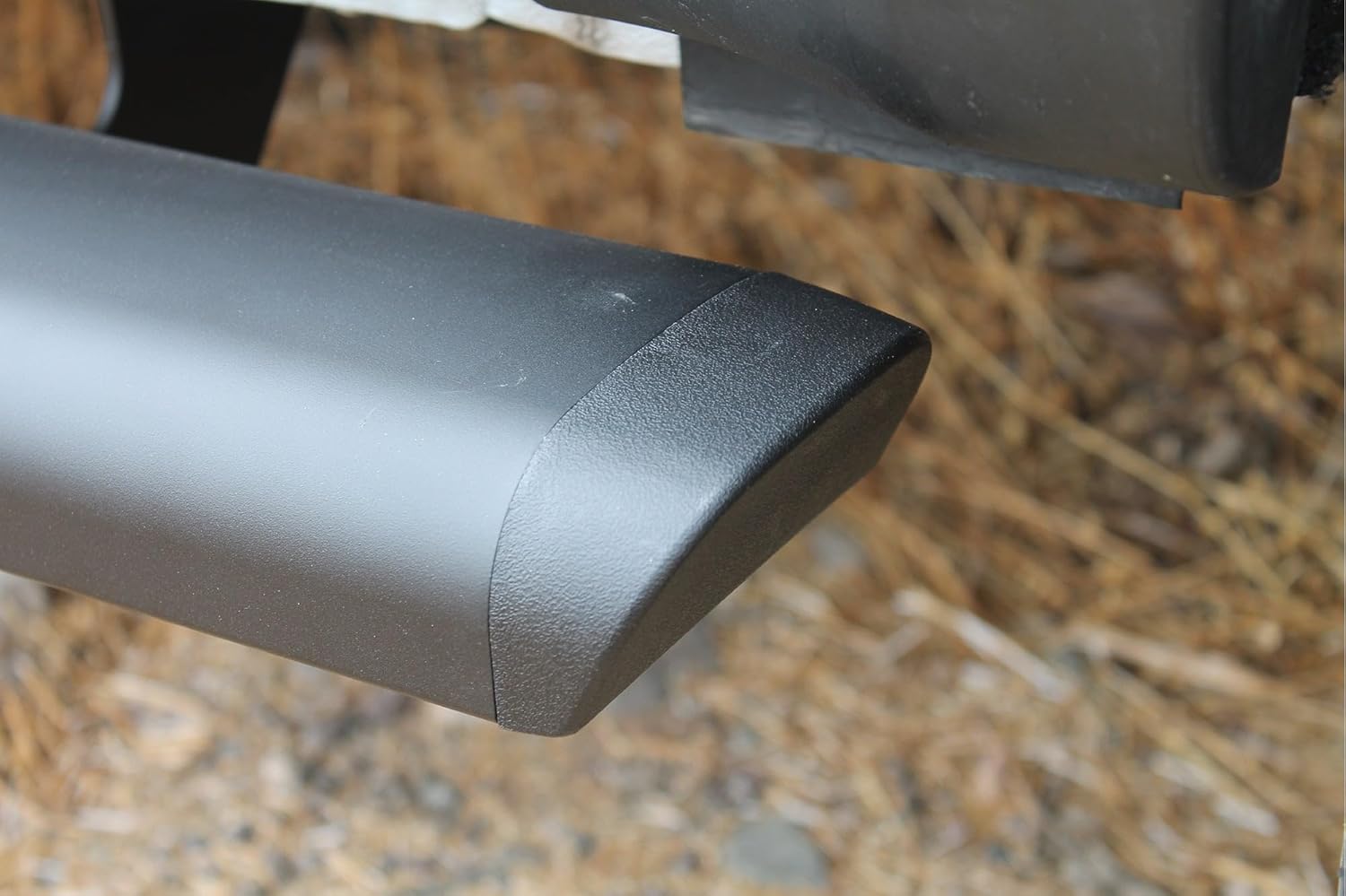 Raptor Series Running Boards Steps 5in Oval Style Black Aluminum Compatible with 15-26 Colorado Canyon Crew Cab