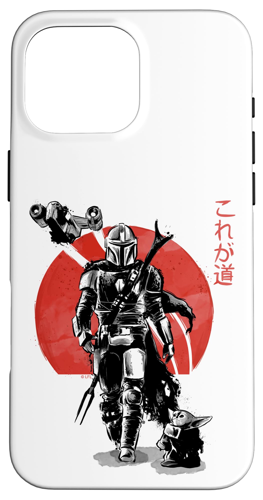 Star Wars: The Mandalorian & The Child Red Sun Portrait Case for iPhone 16 Pro Max