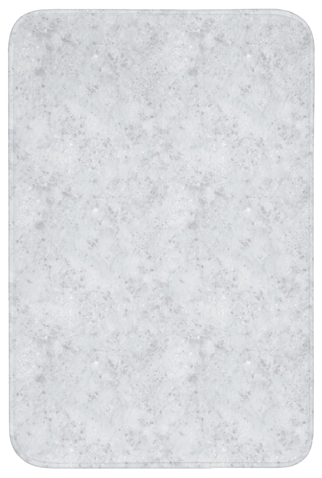 Alfombra De Baño Rectangular 60x90 cm Bathroom Bath Mat Lavable Tapete Antideslizante Alfombras Ducha Decoracion Alfombrilla Gris - Efecto terrazo - Hormigón