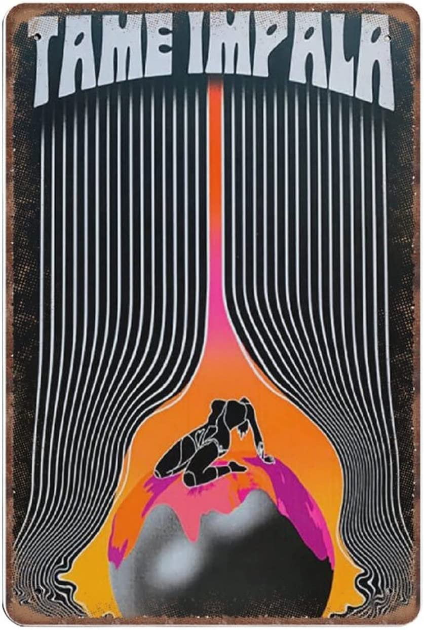 Bioprocess Tame Impala Wall Decor Wall Decor Kitchen Decor Wall Decor Poster Metal Sign 8X12 Inches