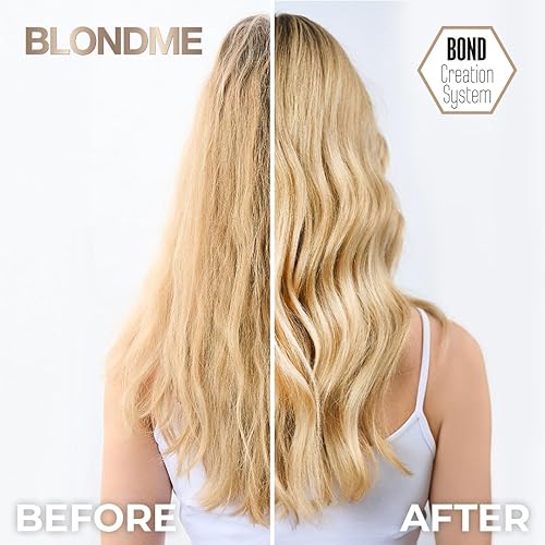 Miniatura 4 de BLONDME All Blondes Golden Mask 15.2 fl oz - Construye nuevos lazos - Aumenta el brillo e ilumina el cabello