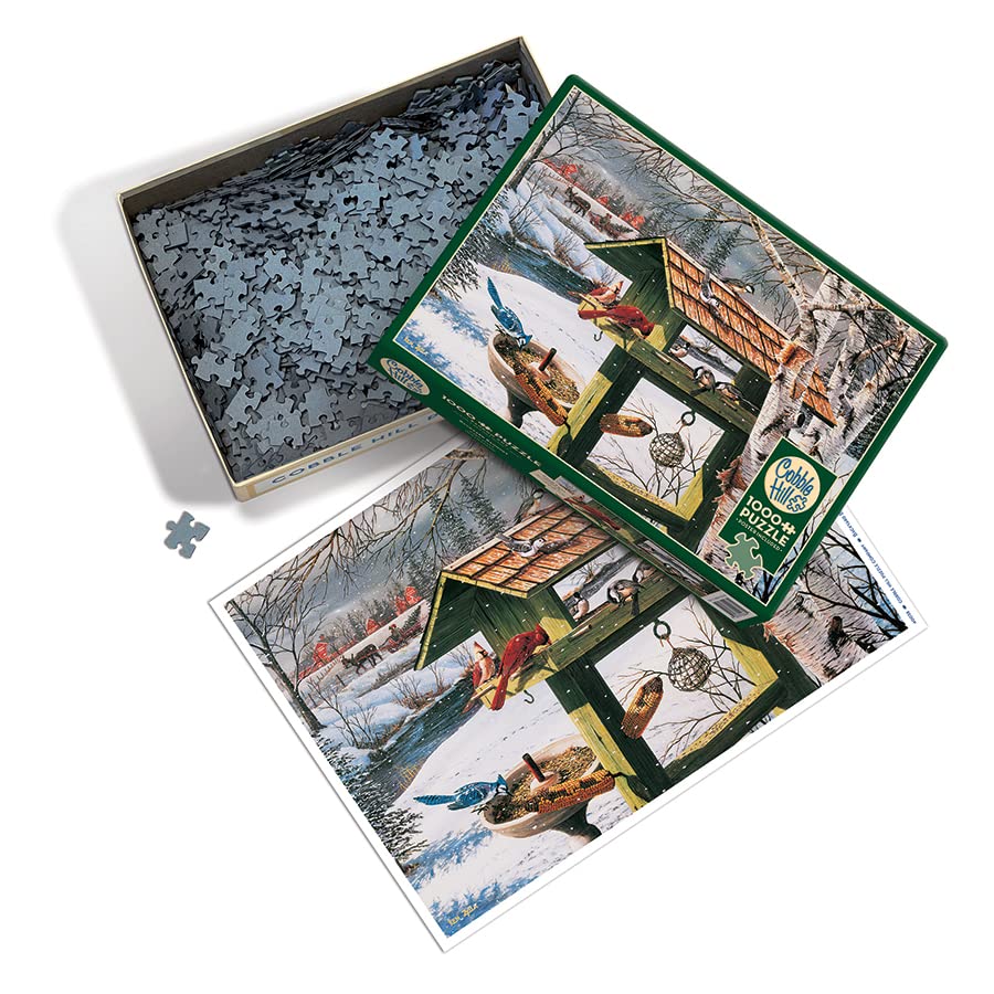 Cobble Hill 1000 Teile Puzzle – Postkarten Vom Bauernhof Mit Leinendruck & Poster, Made In USA