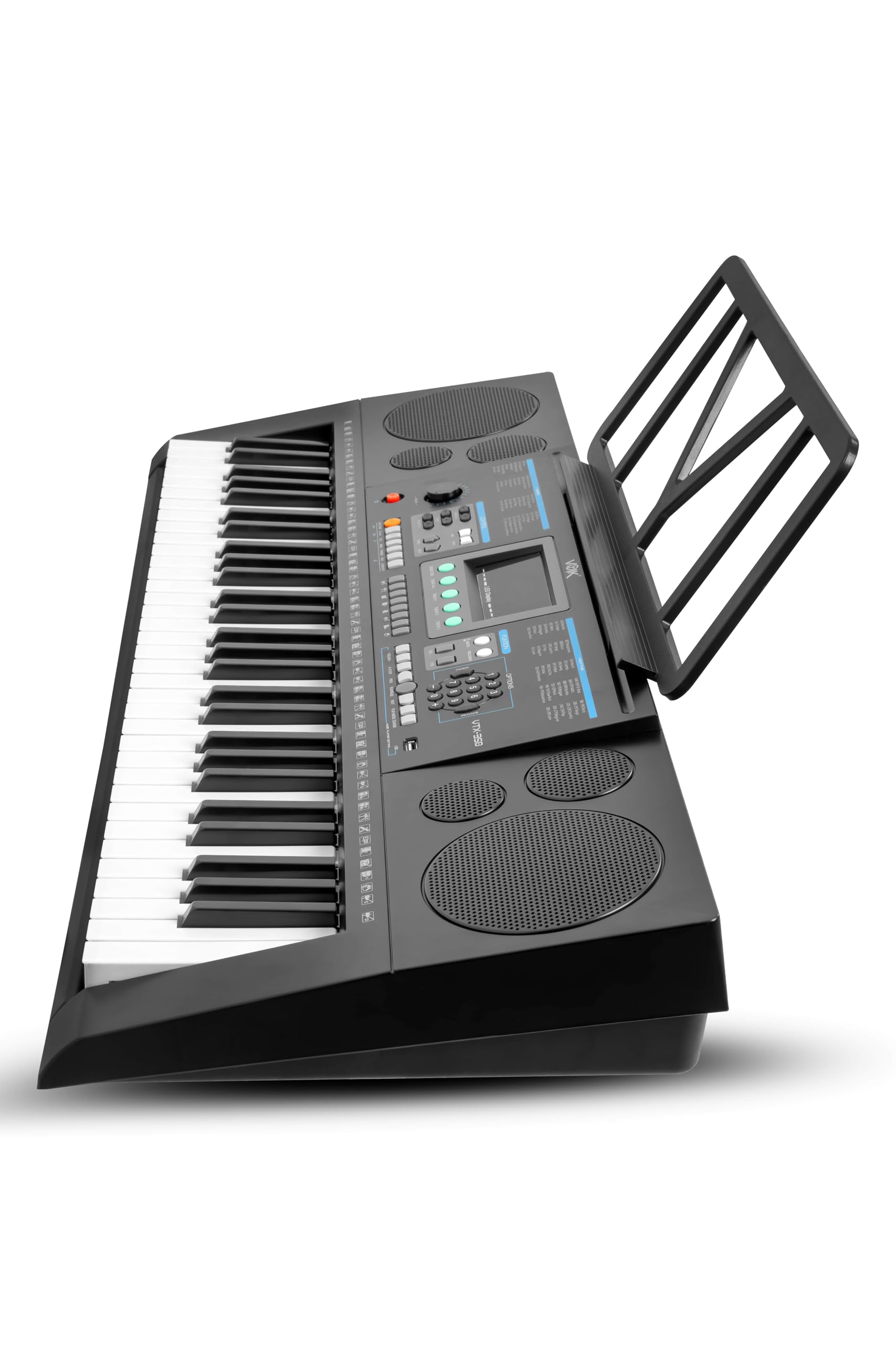 Hoàng Vũ Teclado Musical Eletrônico 61 Teclas Com USB Voik VTX-350 : Amazon