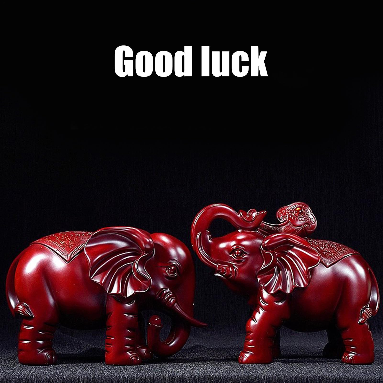 Decorazione Elefante In Legno Arte Rustica Decorativa Artigianale | Statuetta Elefante Portafortuna in Legno Per Scrivania, Desktop, Mensola, Libreria, Camera Da , Soggiorno