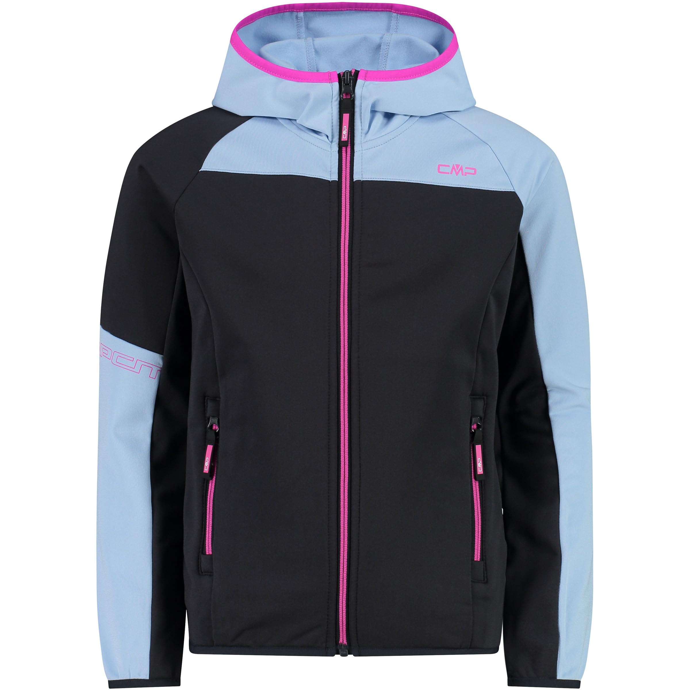 CMP Girls' Stretch Performance Fleece Jacket with Fixed Hood Unisex – Children and Teenagers