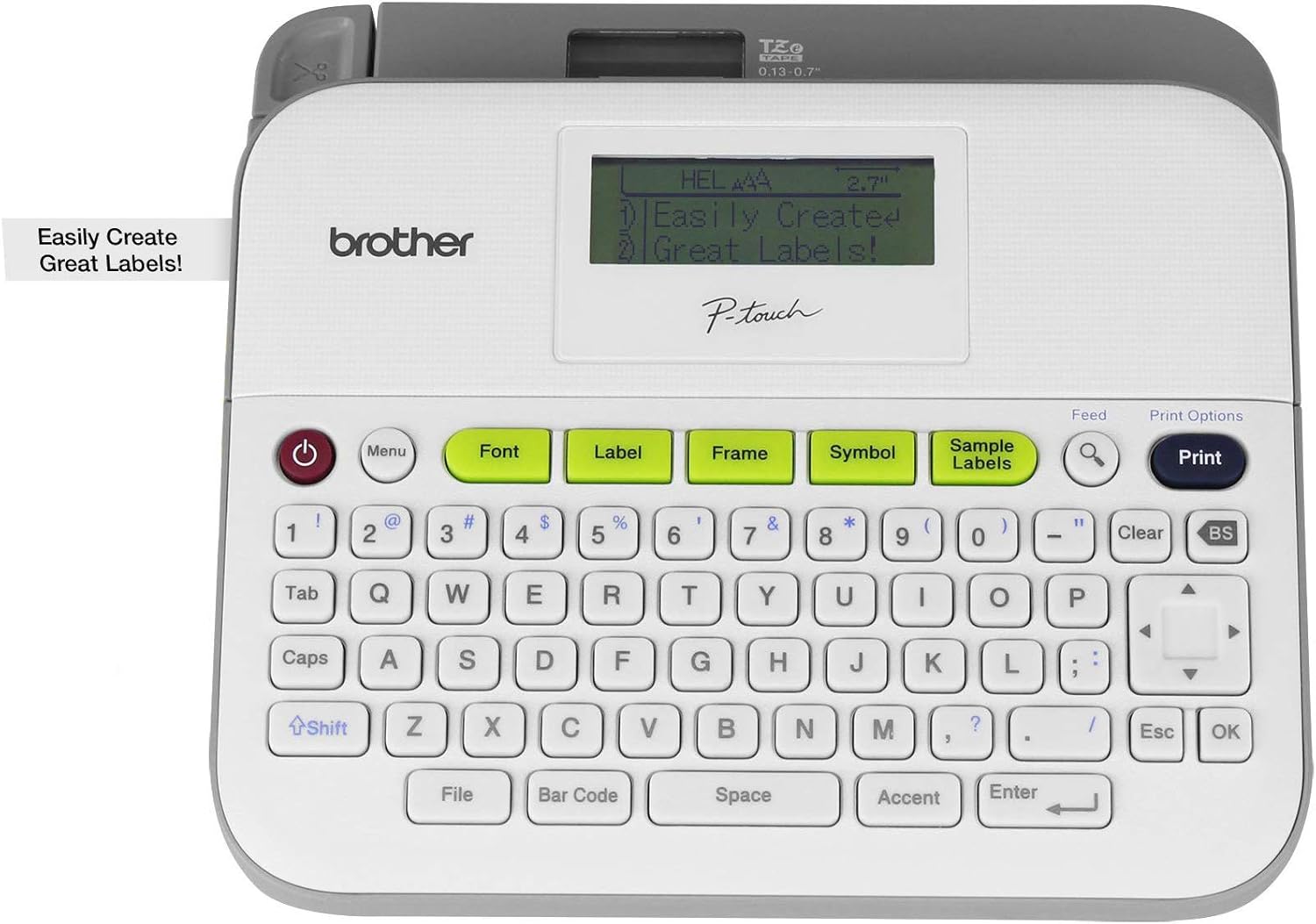 Buу 1 gеt 1 Brother Printer RPTD400 Versatile Compact Label Maker