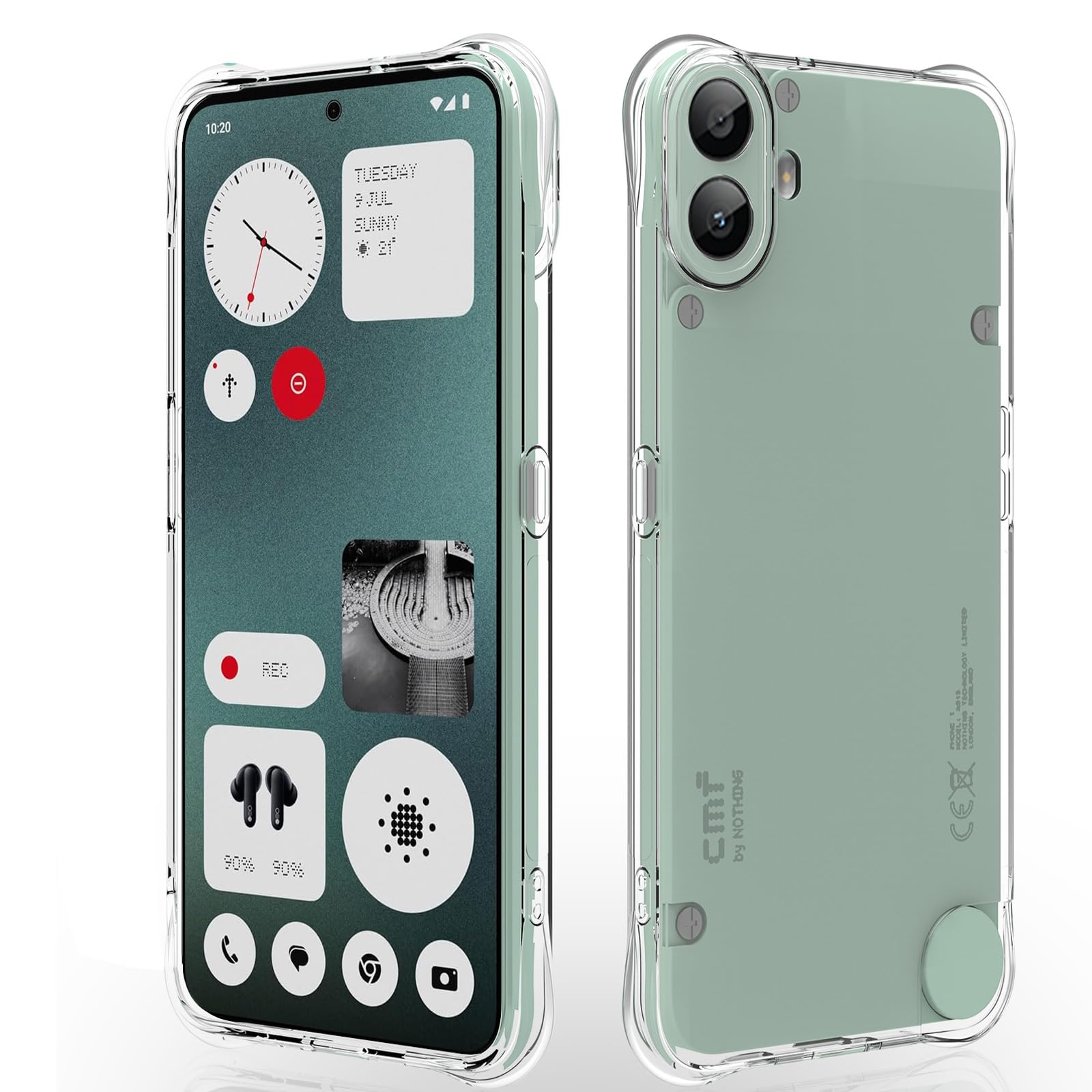 Amazon.com: Osophter for Nothing CMF Phone 1 Case: Clear