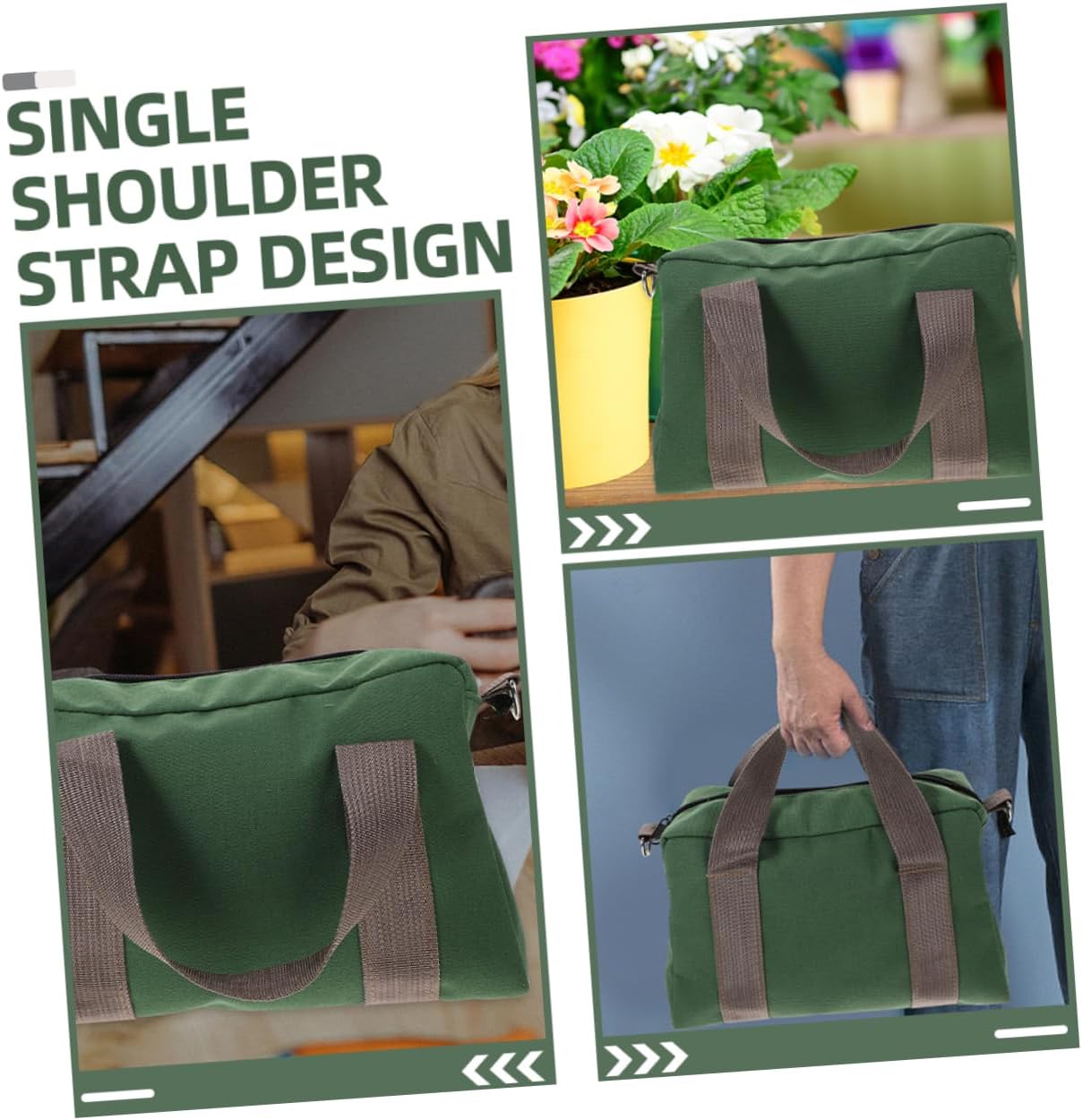 4pcs Canvas Electrician Tool Pouch Multi-purpose Tool Bag for Electricians Capacity Design Thick Material for Outdoor Use and Repairs