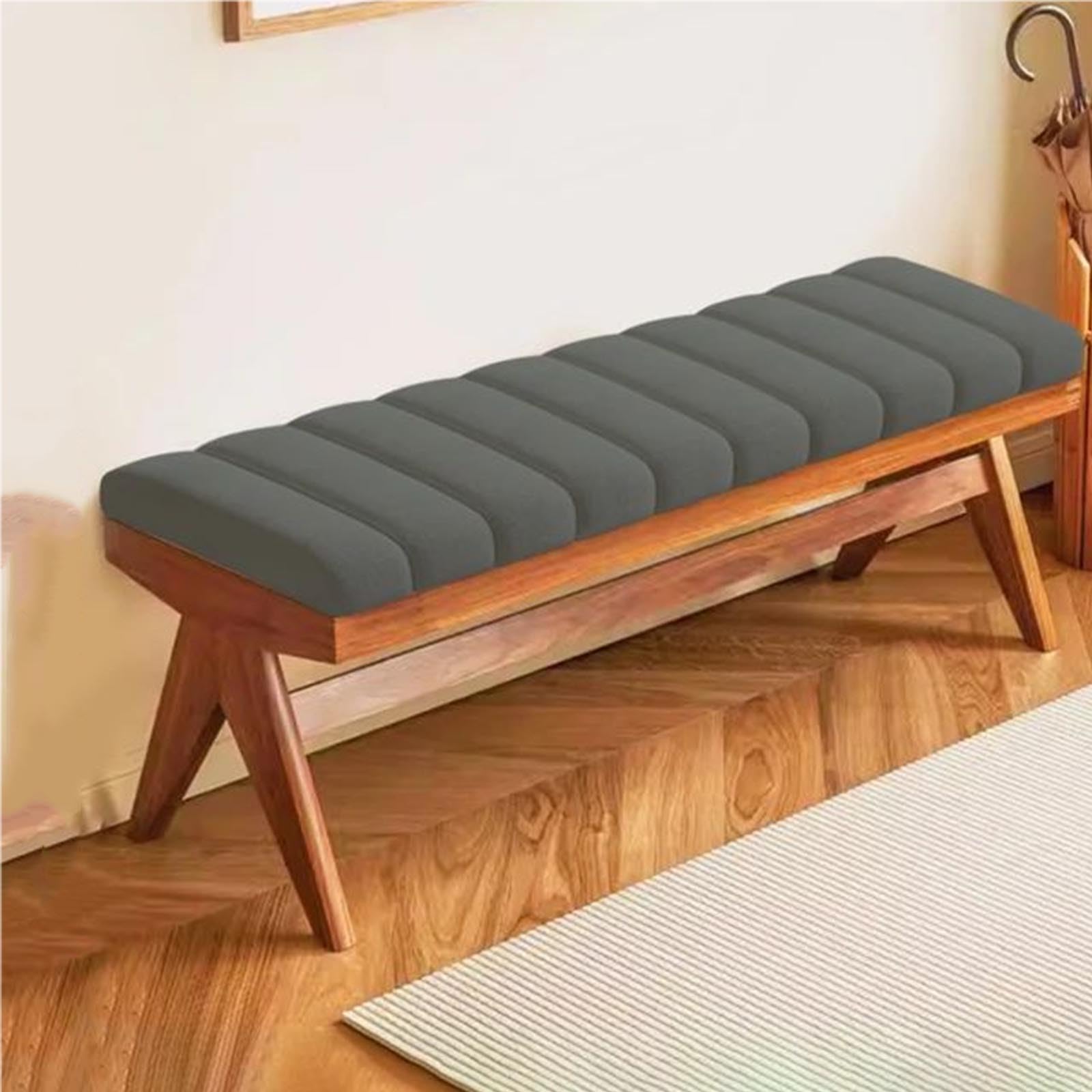 Cuscini impermeabili per panca da esterno, cuscini per panca da interni, cuscini lavabili per patio e giardino, 110 x 30 x 4 cm, comodi cuscini per divano per la decorazione della casa