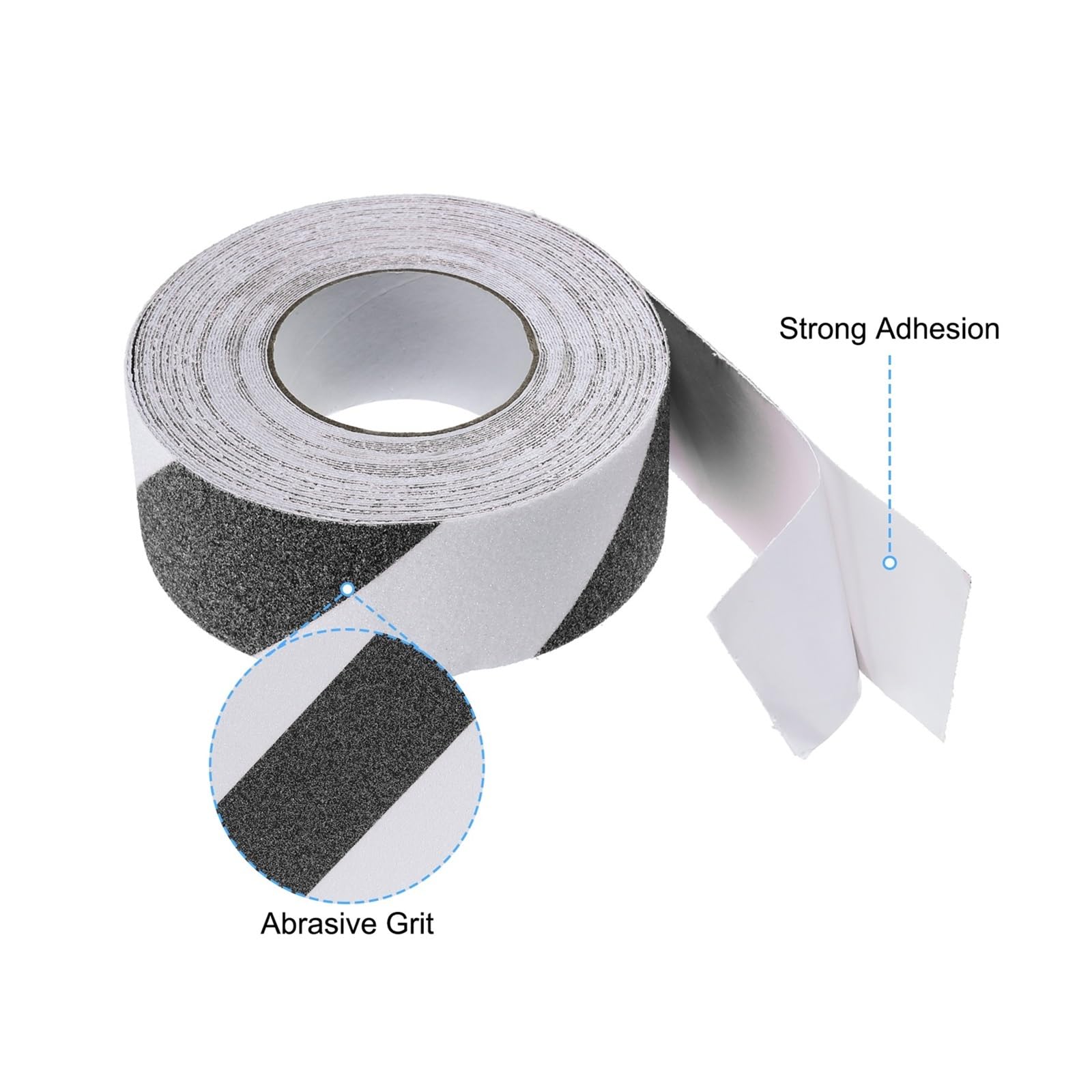 15 m Anti-Rutsch-Traktionsband, 5 cm Breite, rutschfestes Griffband, Trittsicherheitsband for Treppen, Stufen, Roller-Deck für Treppenstufen(Transparent)