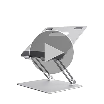 SHOPPINGALL Adjustable and Foldable Laptop Stand, Ergonomic