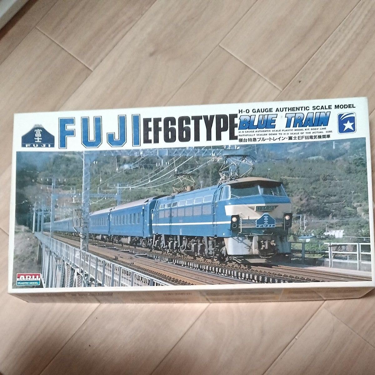 ARII鉄道模型入門キット　ブルートレイン　フジ Yahoo!オークション - A673 ARII/鉄道模型入門 BLUE TRAIN/24系