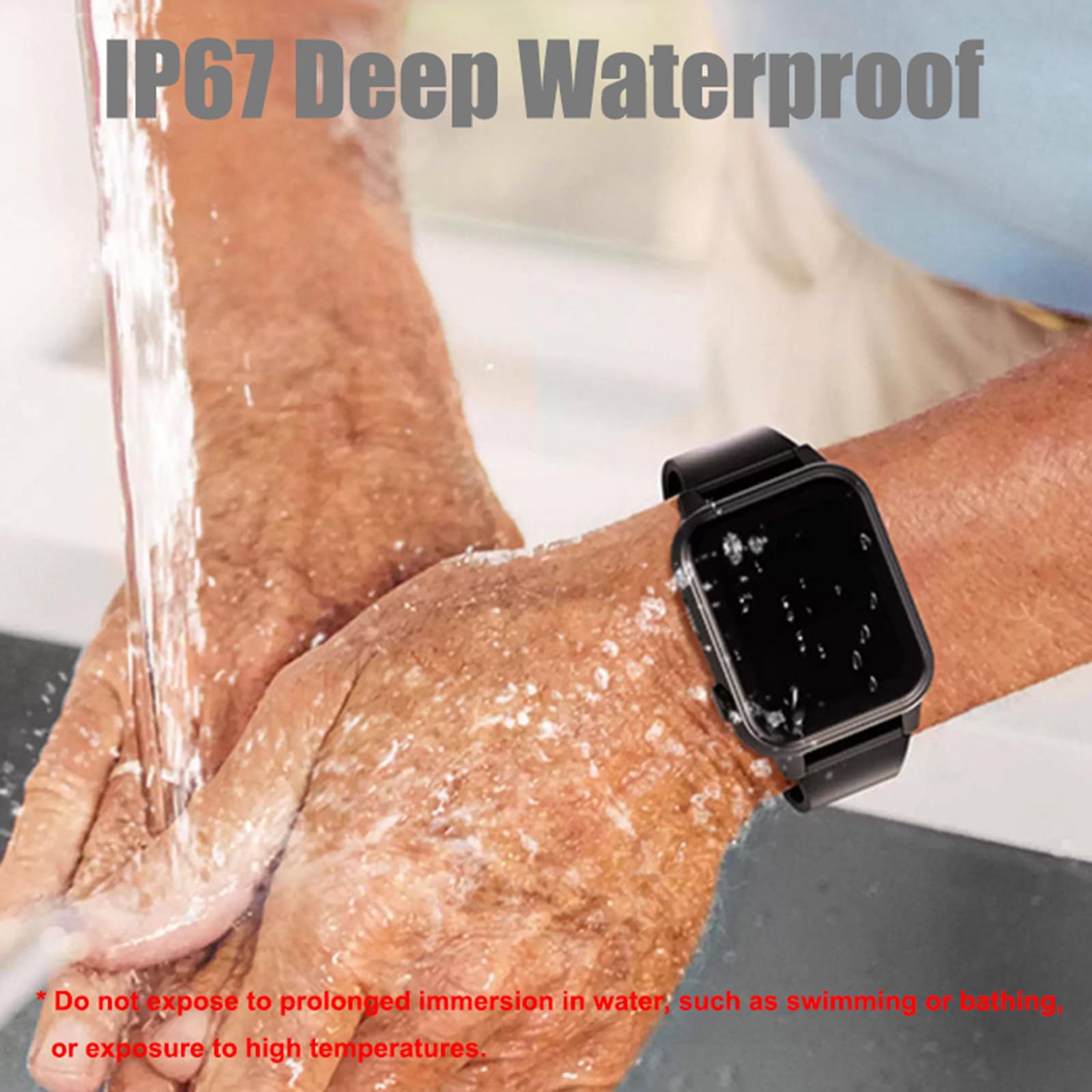 Reloj Inteligente con Detección De Caídas para Personas Mayores, Dispositivo De Alerta De Caídas para Ancianos, Reloj GPS con SOS, Impermeable IP67 Y Videollamada HD, Boton Emergencia Ancianos