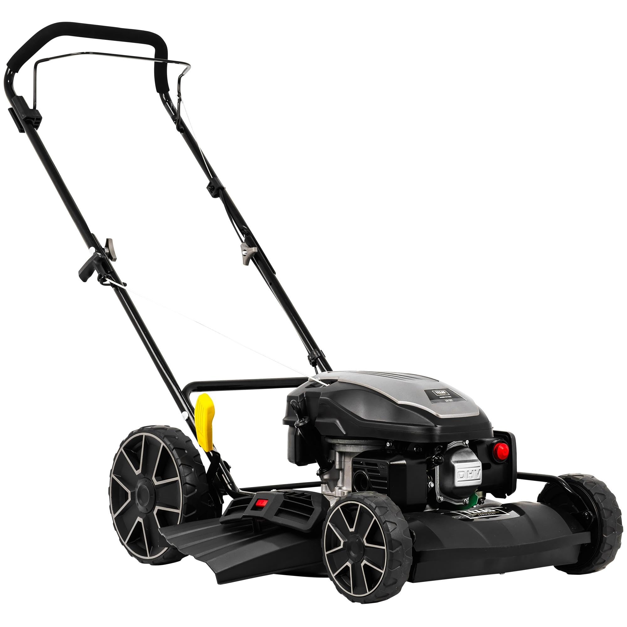 Texas Profi Mulchmäher 5111WS Profi Mulchrasenmäher Rasenmäher Benzin 51 cm | 145 CCM | 2in1 Seitenauswurf, Stahlgehäuse, zentrale Höhenverstellung