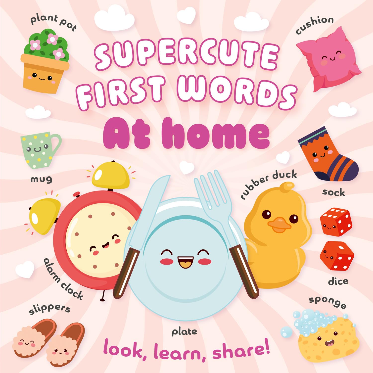 Supercute First Words At Home: A delightfully adorable new First Words series for children aged 3 and above – brand-new for 2026!